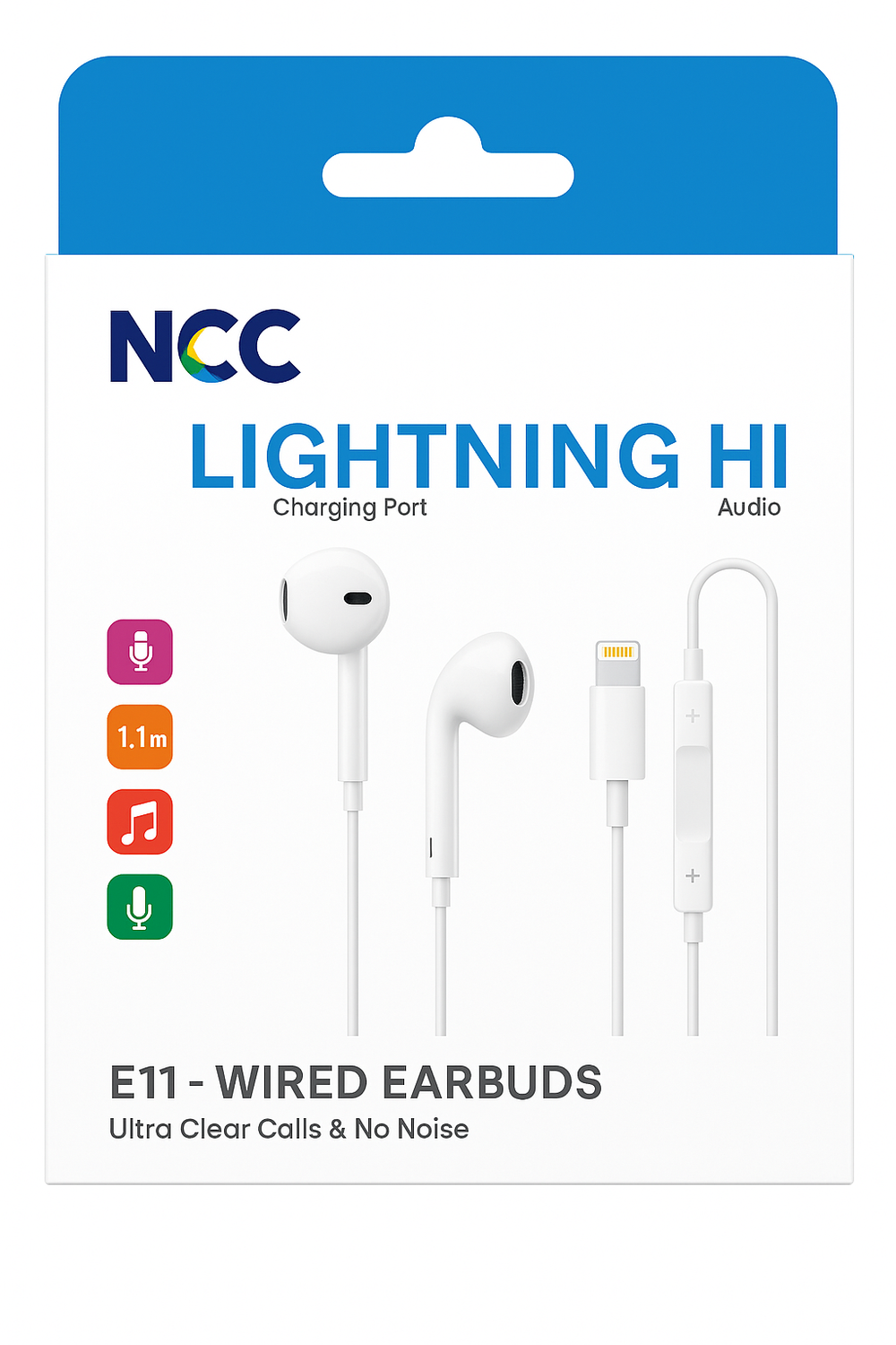 NCC Wired Earbuds - (Type-C)