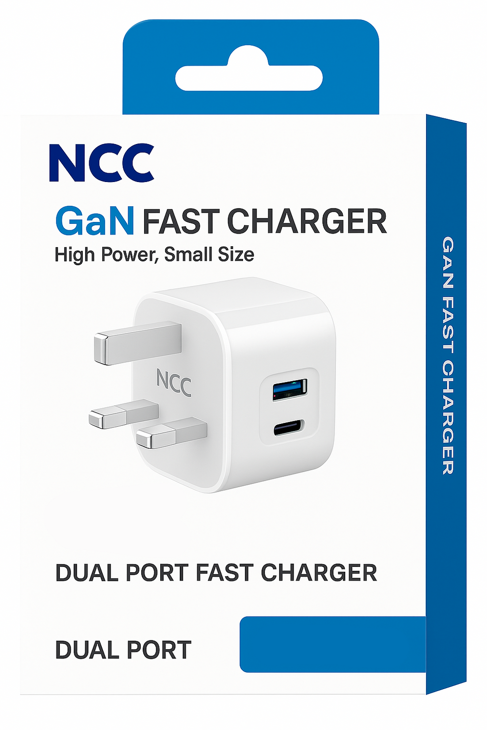 NCC 20W Type-C and USB-A Power Charger – Dual Port