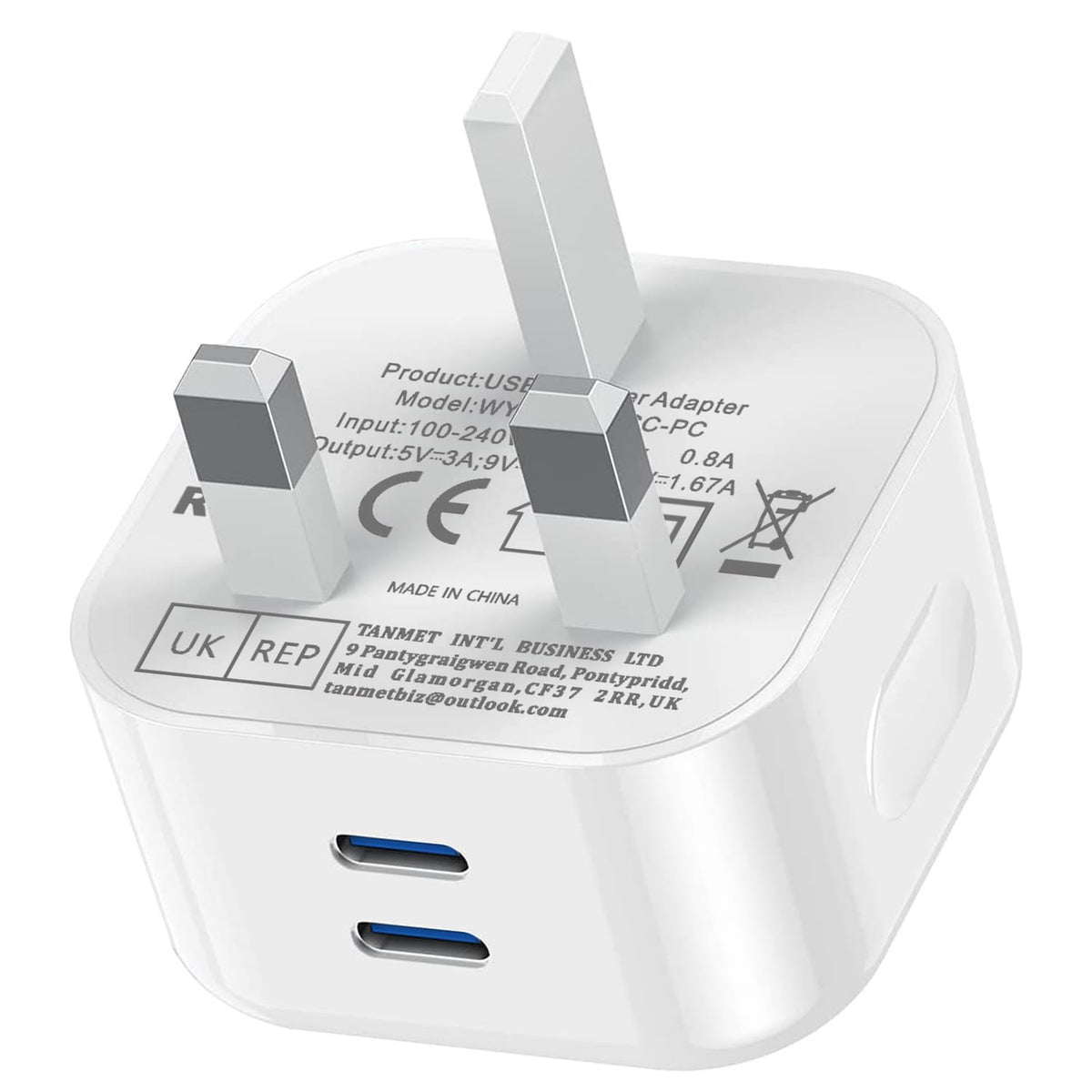 NCC GaN Dual Type-C Power Charger